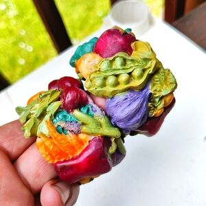 Ceramic Pair Napkin Rings;Vintage Napkin Rings